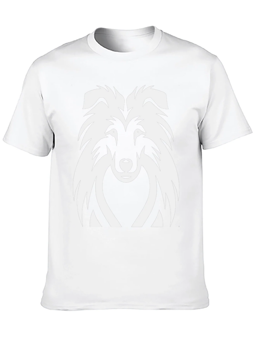 Collie Dog Graphic Tee - Black Cotton T-Shirt product image 9