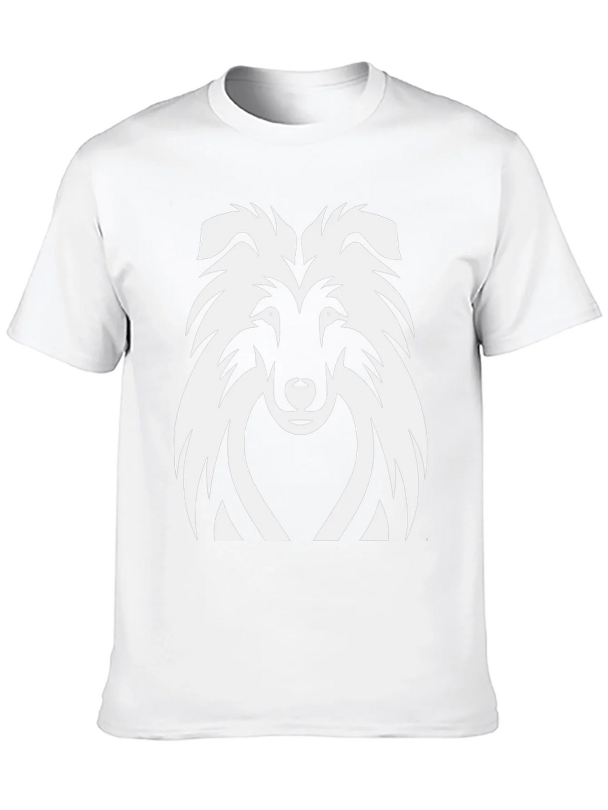 Collie Dog Graphic Tee - Black Cotton T-Shirt product image 9
