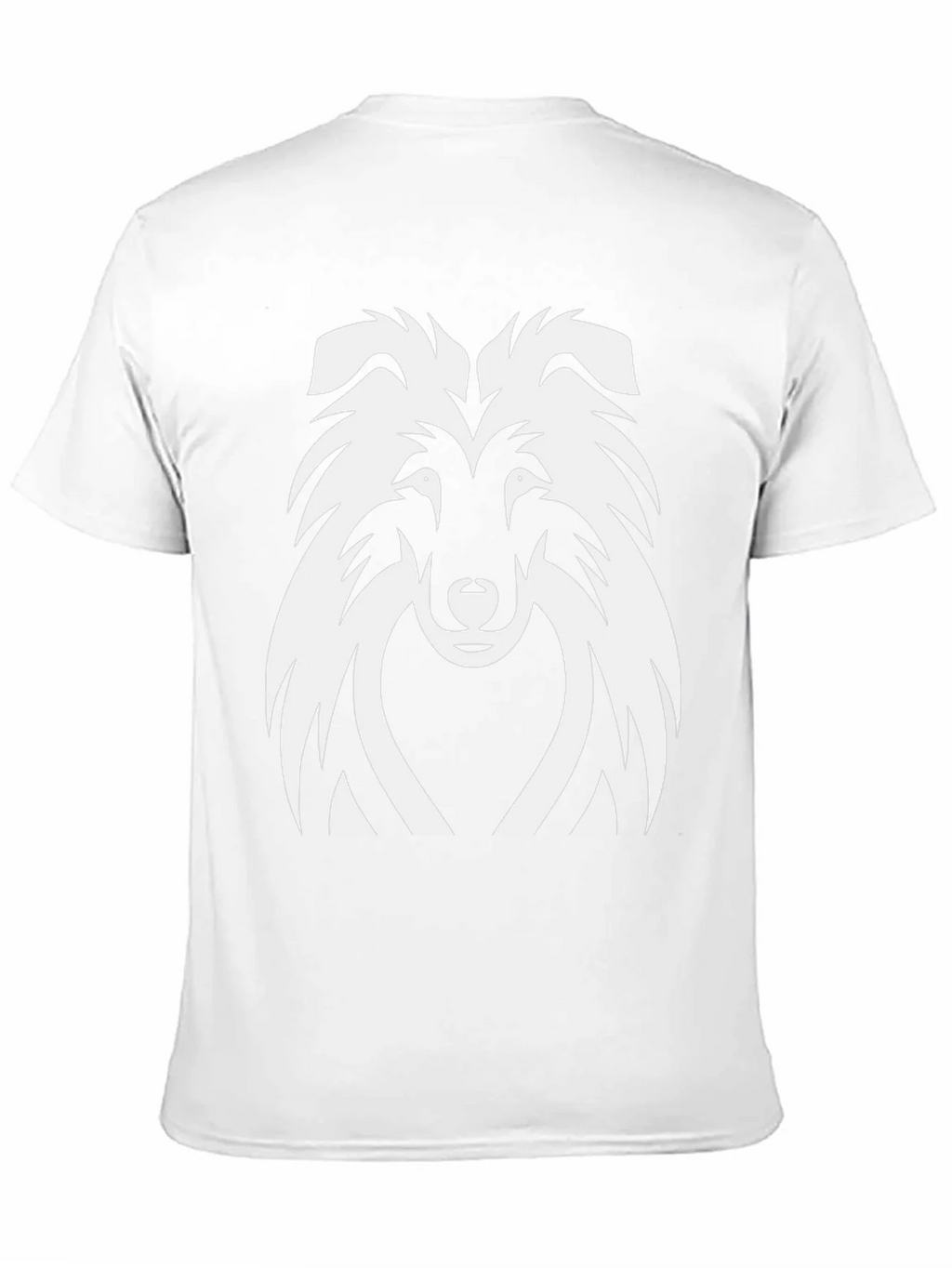 Collie Dog Graphic Tee - Black Cotton T-Shirt product image 10