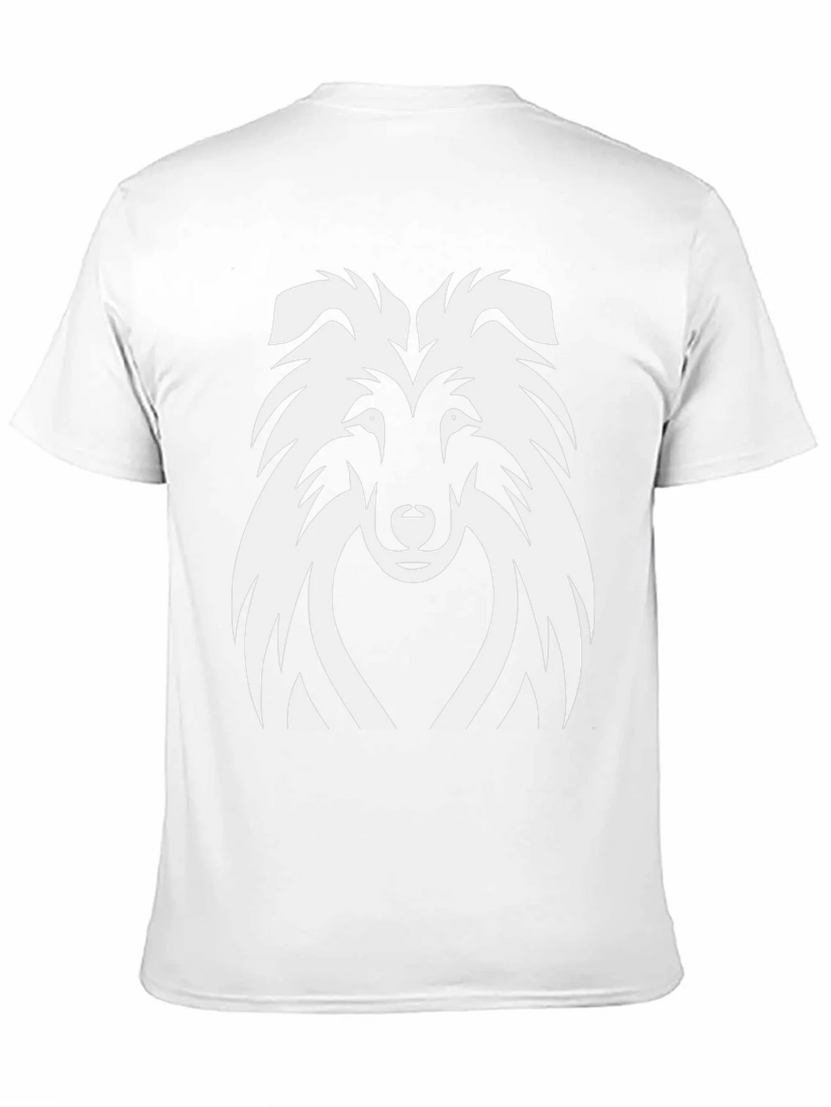 Collie Dog Graphic Tee - Black Cotton T-Shirt product image 10