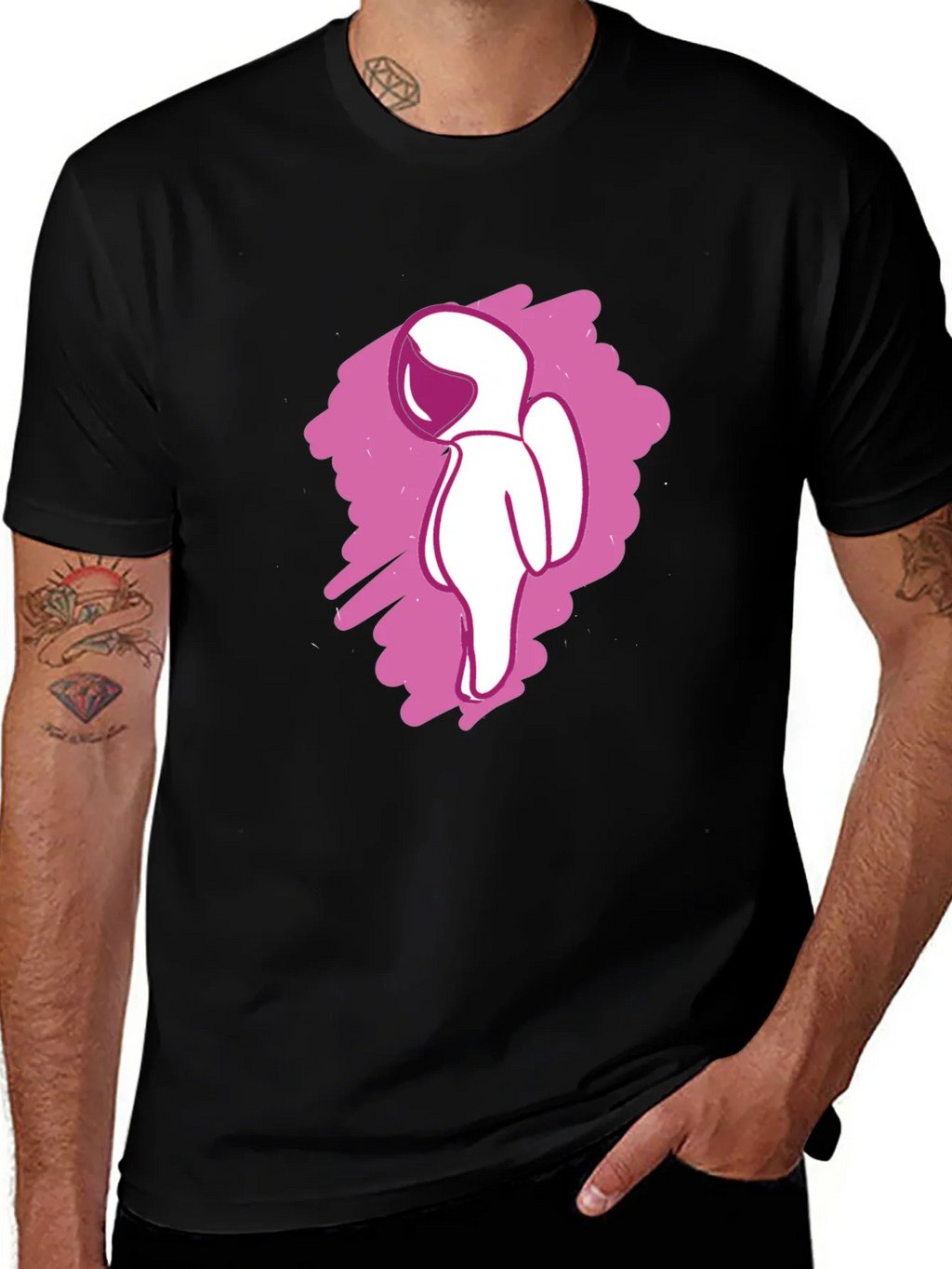 Astronaut Graphic Tee - Unique Space Design product image 1