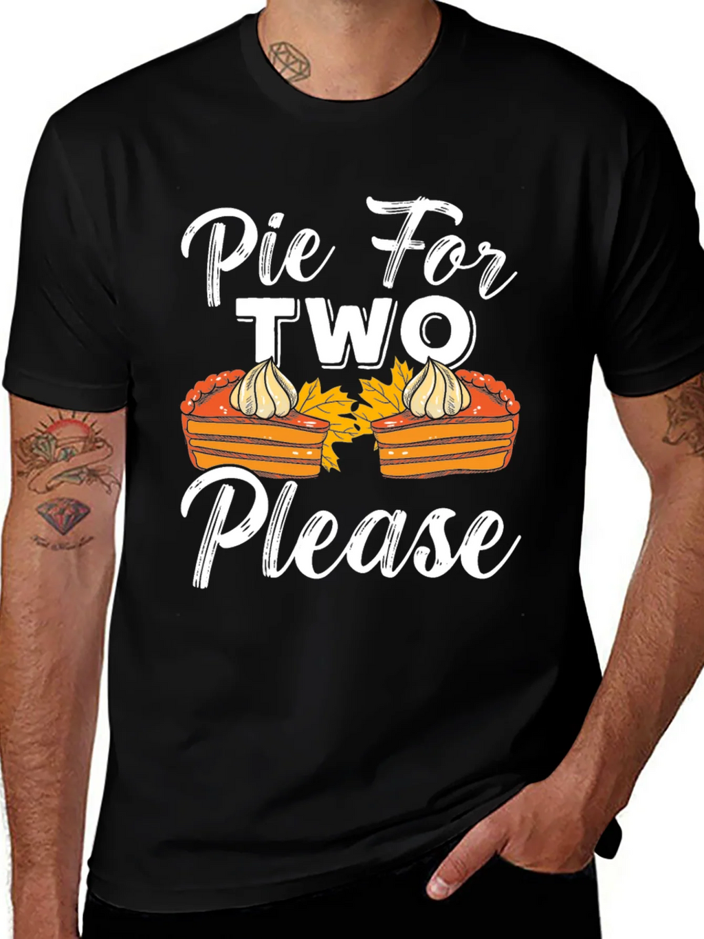 Pie For Two Please T-Shirt - Thanksgiving Apparel product image 1