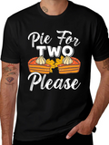 Pie For Two Please T-Shirt - Thanksgiving Apparel product image 1