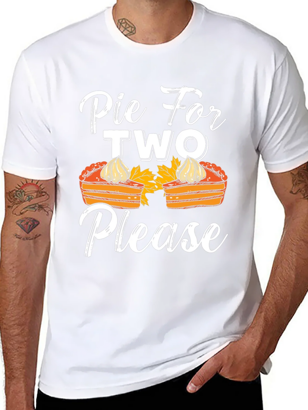 Pie For Two Please T-Shirt - Thanksgiving Apparel product image 7