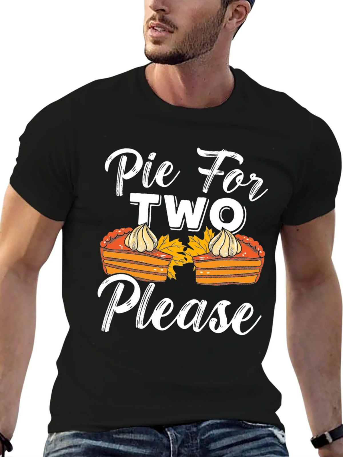 Pie For Two Please T-Shirt - Thanksgiving Apparel product image 6