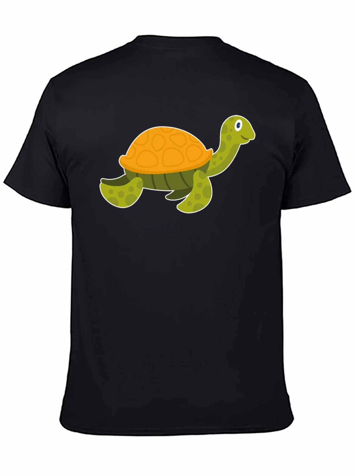 Cartoon Turtle Black T-Shirt product image 4