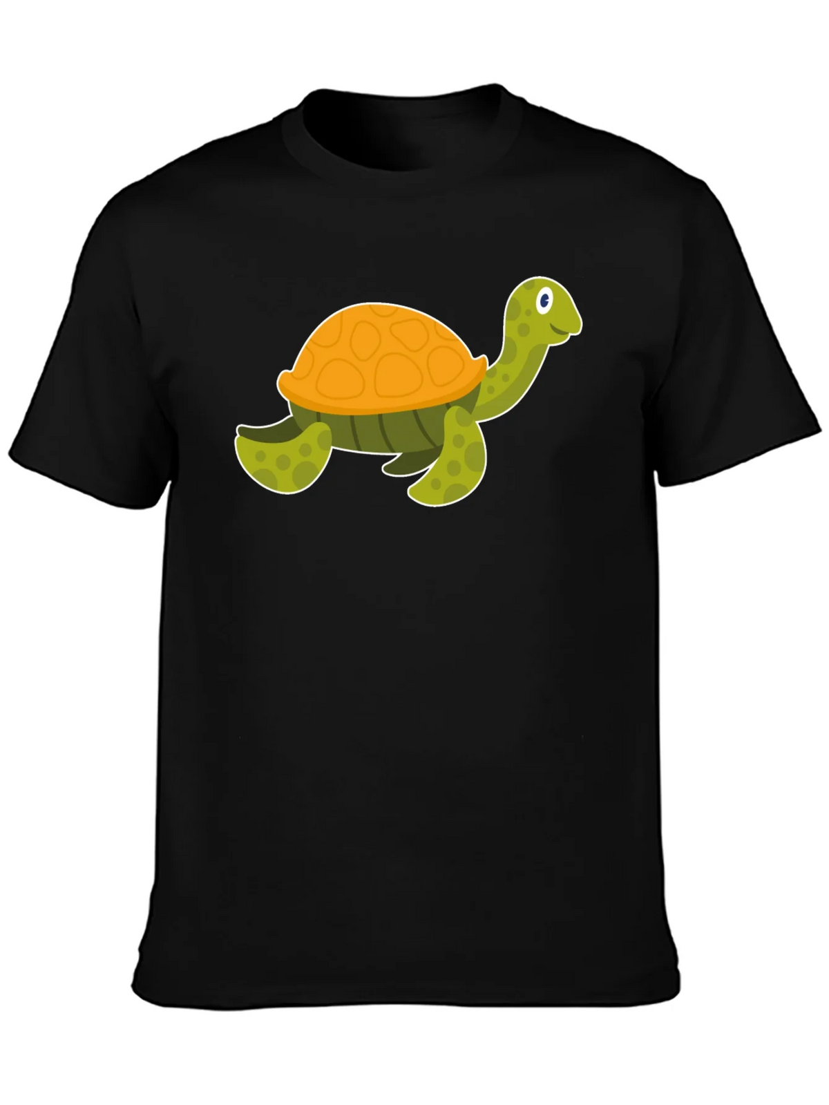 Cartoon Turtle Black T-Shirt product image 3