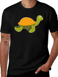 Cartoon Turtle Black T-Shirt product image 1