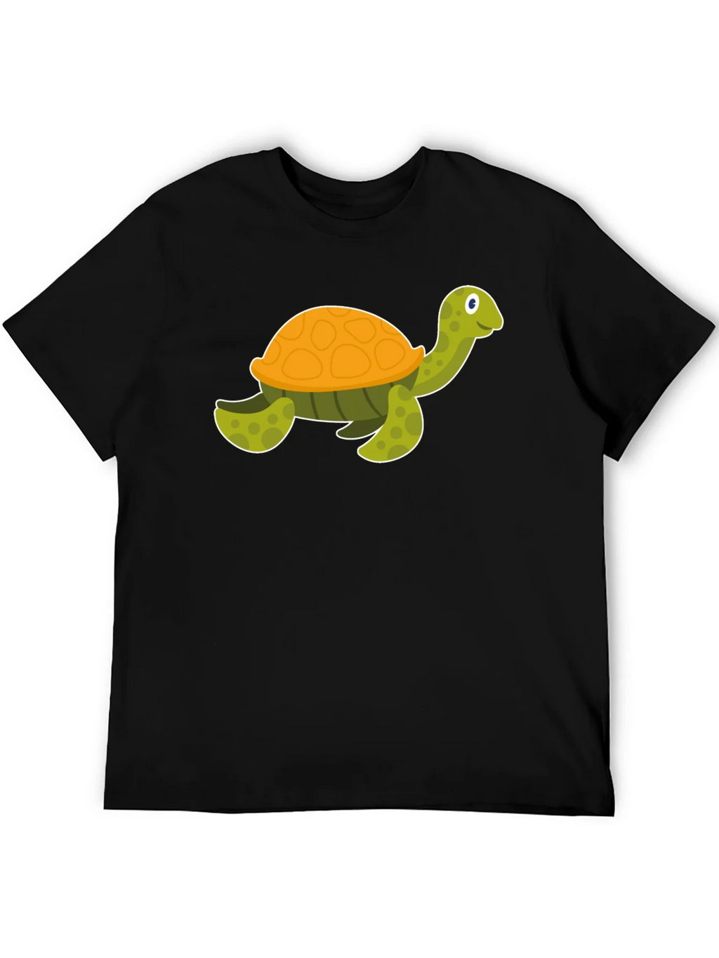 Cartoon Turtle Black T-Shirt product image 5