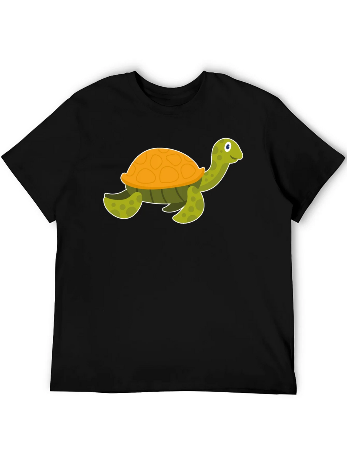 Cartoon Turtle Black T-Shirt product image 5