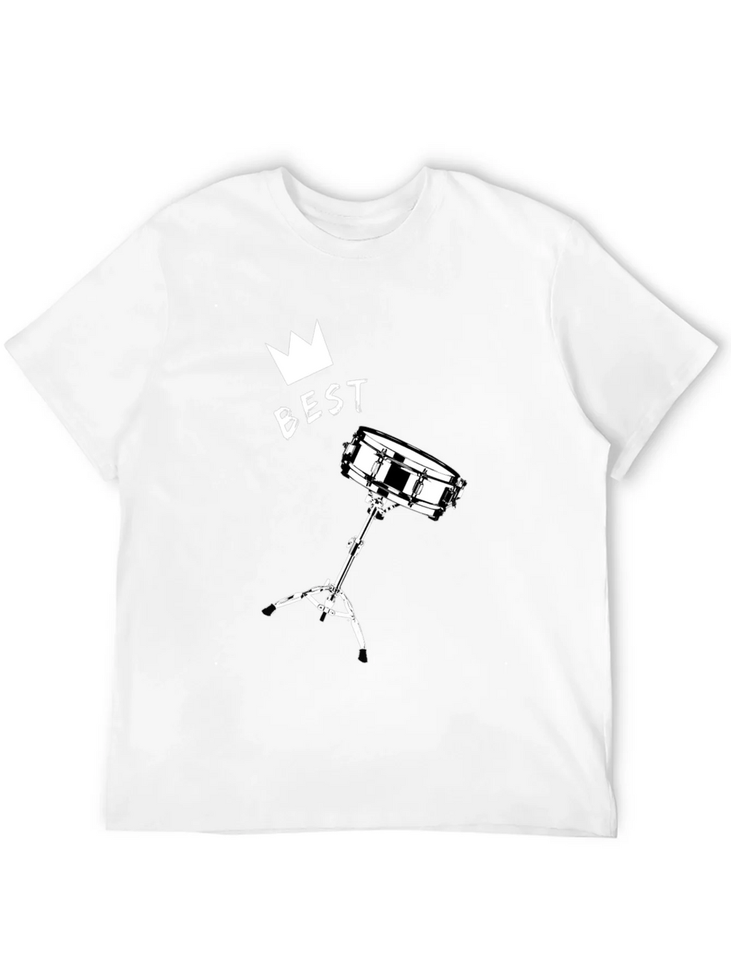 Best Drummer T-Shirt - Crown & Snare Drum Design product image 10