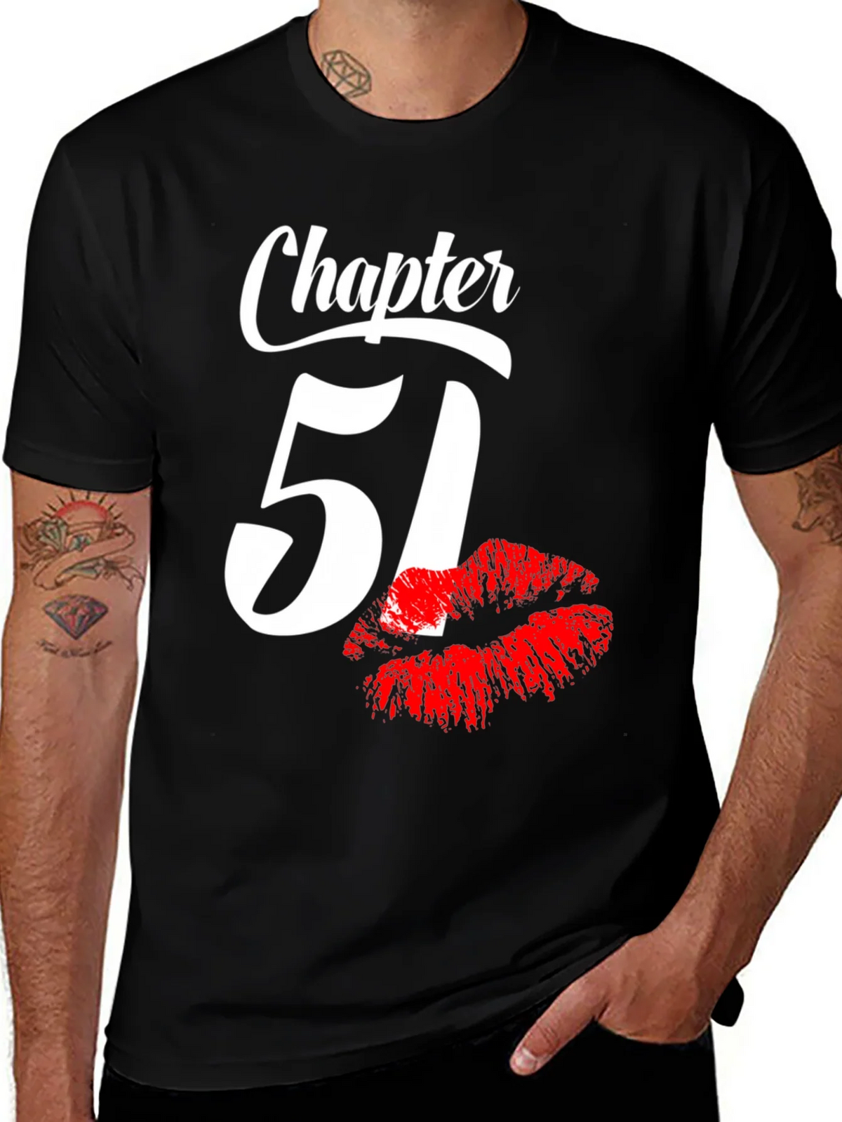 Chapter 51 Birthday T-Shirt with Lip Print product image 1