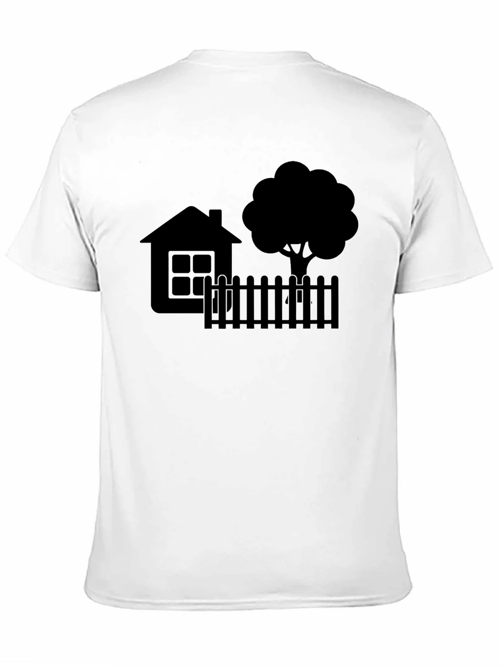 House & Tree Graphic Tee - Modern Black Shirt product image 8