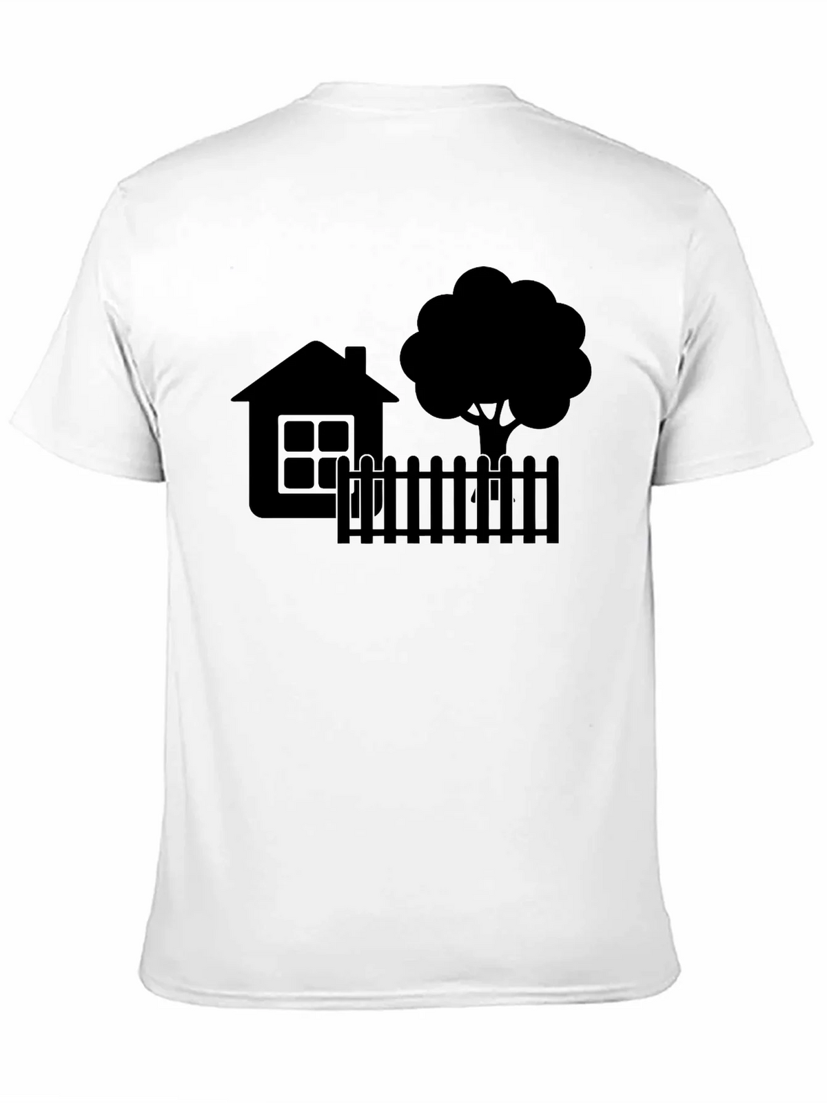 House & Tree Graphic Tee - Modern Black Shirt product image 8