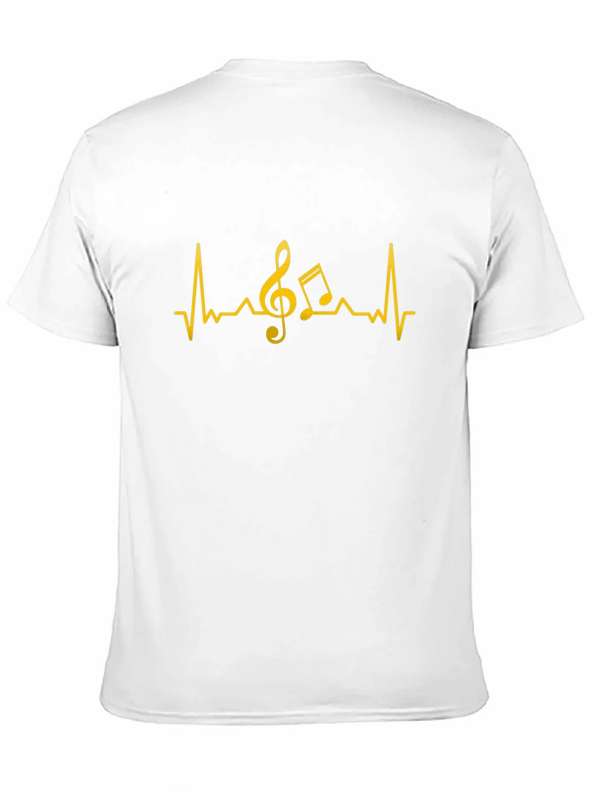 Music Heartbeat T-Shirt - Black Cotton Tee product image 10