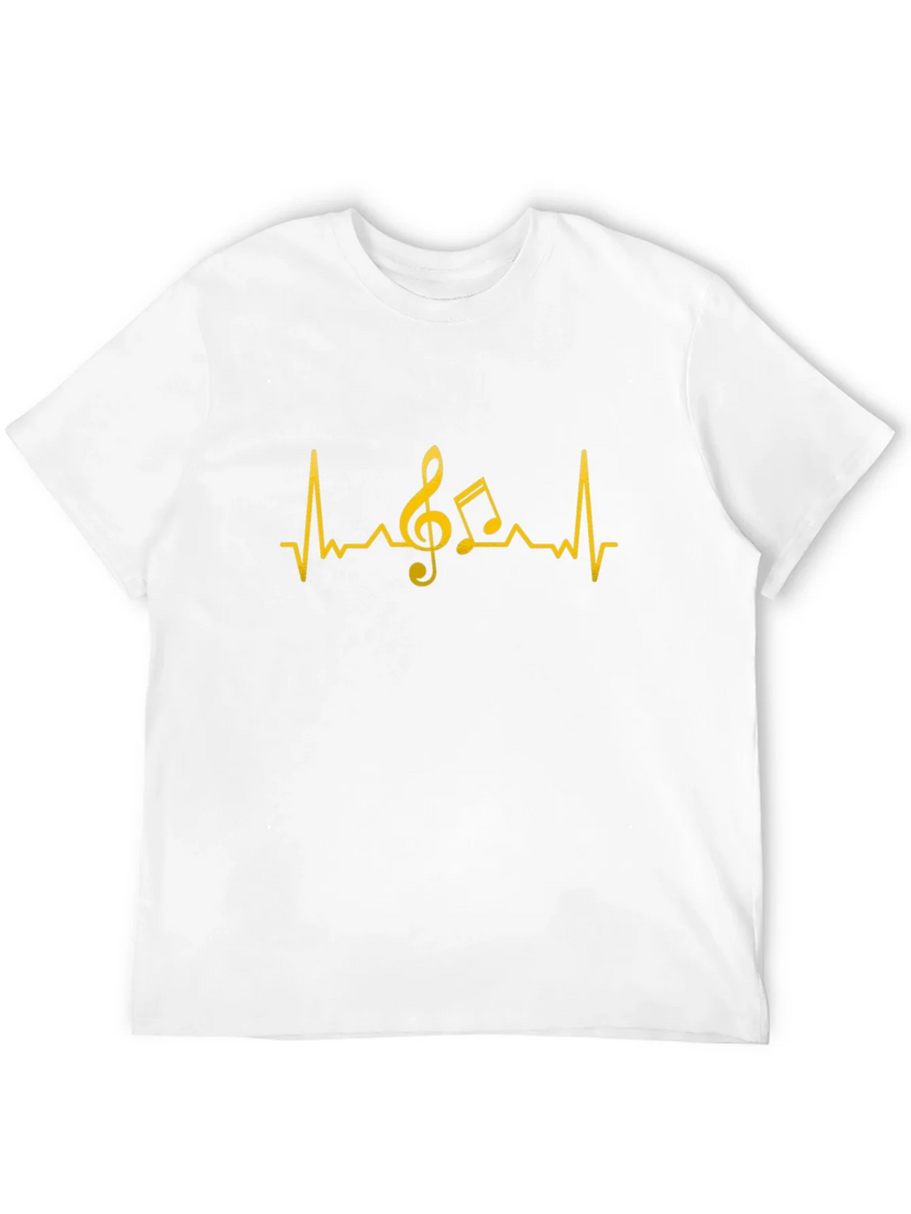 Music Heartbeat T-Shirt - Black Cotton Tee product image 11