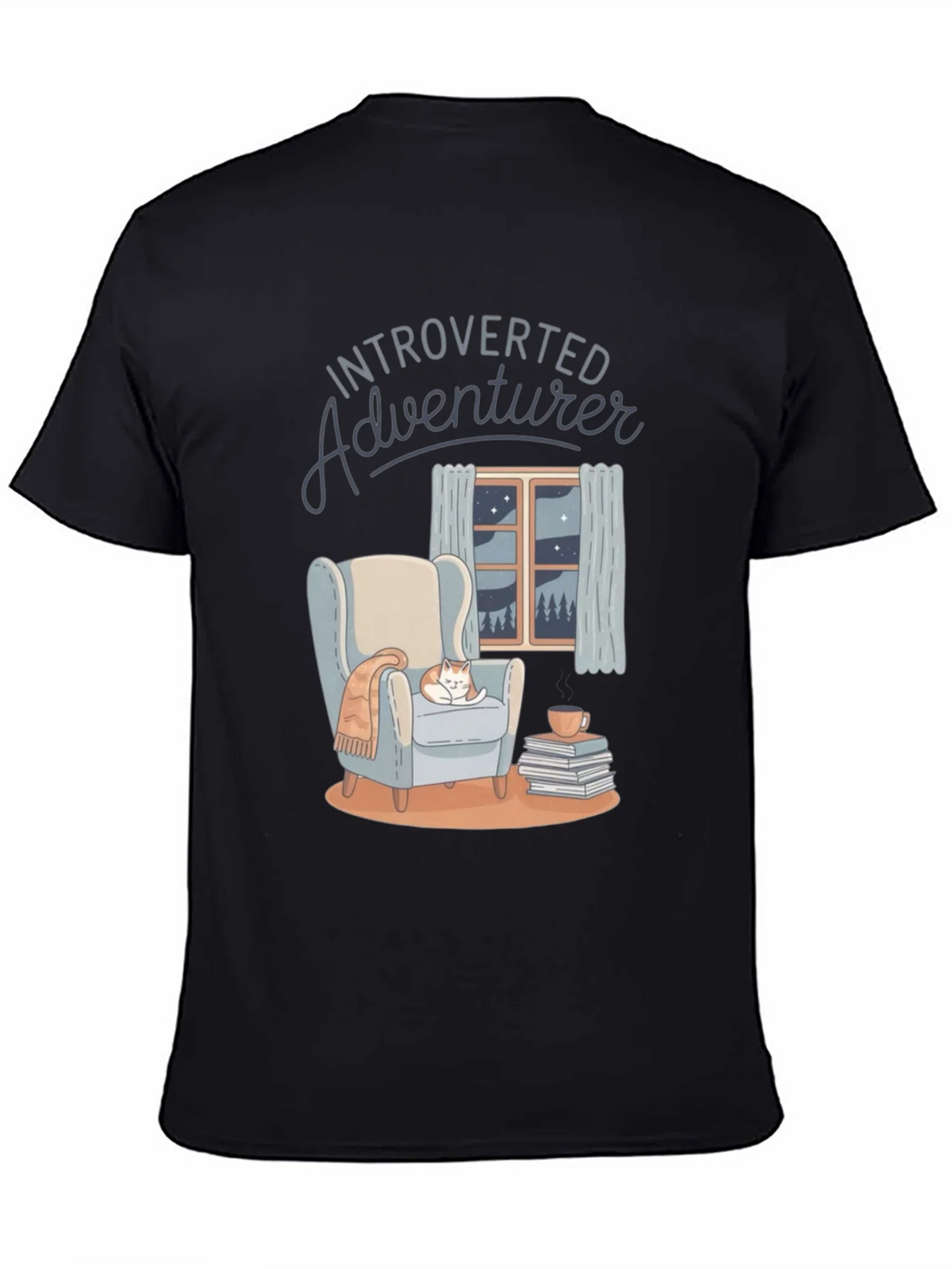 Introverted Adventurer Comfort Graphic Tee product image 4