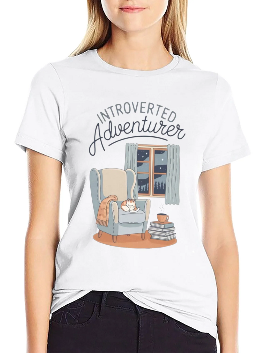 Introverted Adventurer Comfort Graphic Tee product image 8
