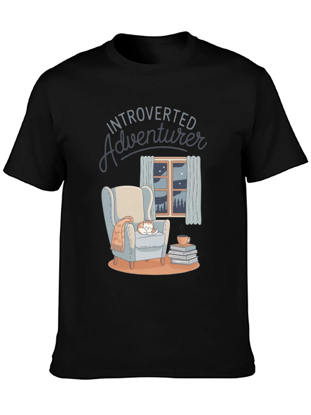 Introverted Adventurer Comfort Graphic Tee product image 3