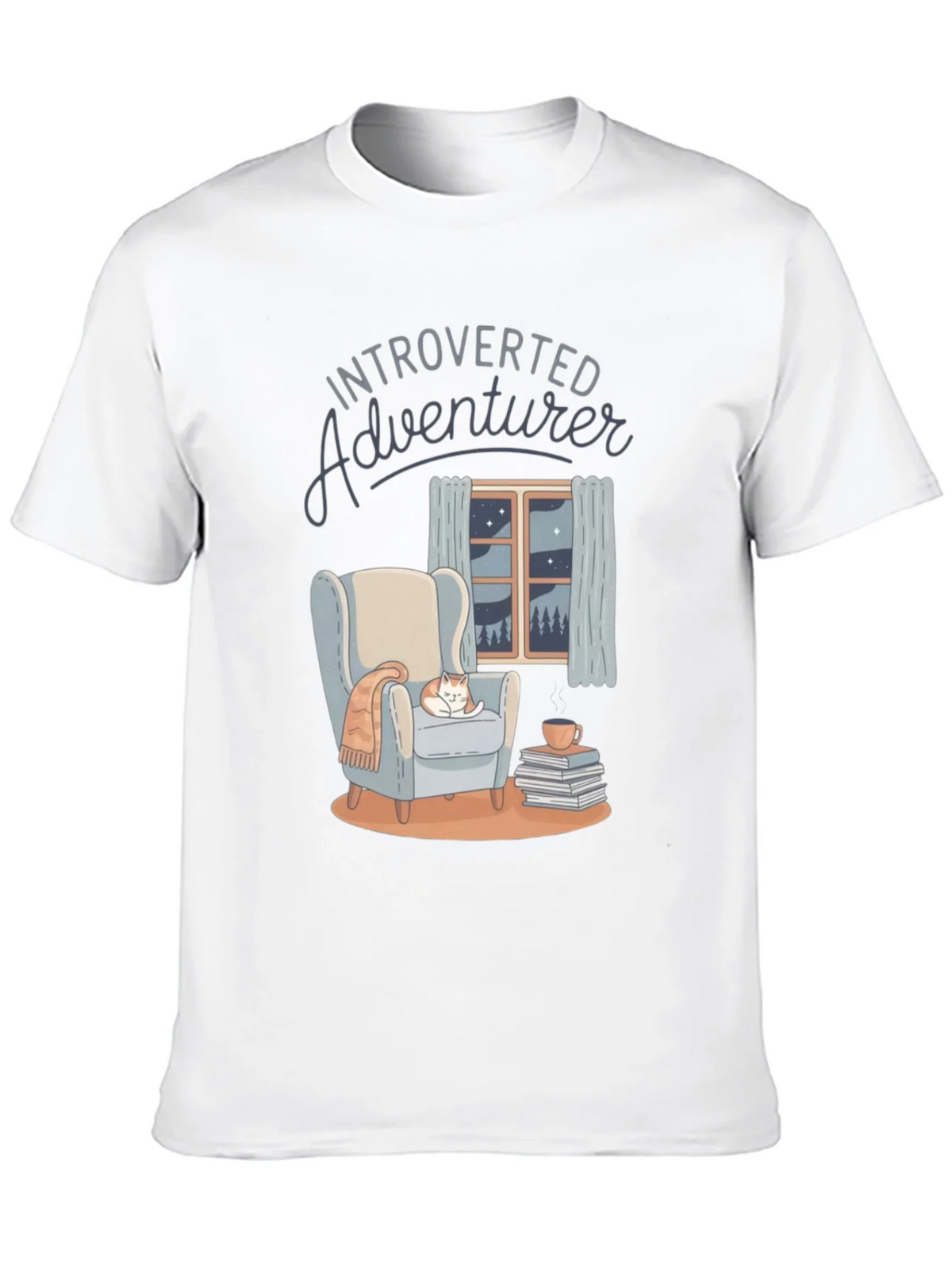 Introverted Adventurer Comfort Graphic Tee product image 9