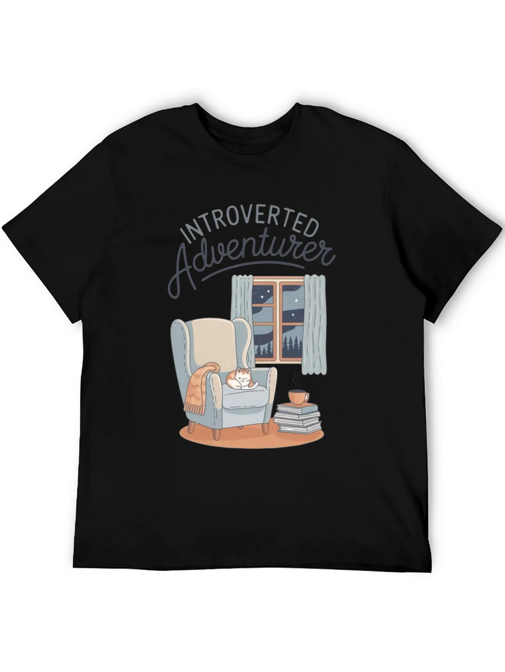 Introverted Adventurer Comfort Graphic Tee product image 5