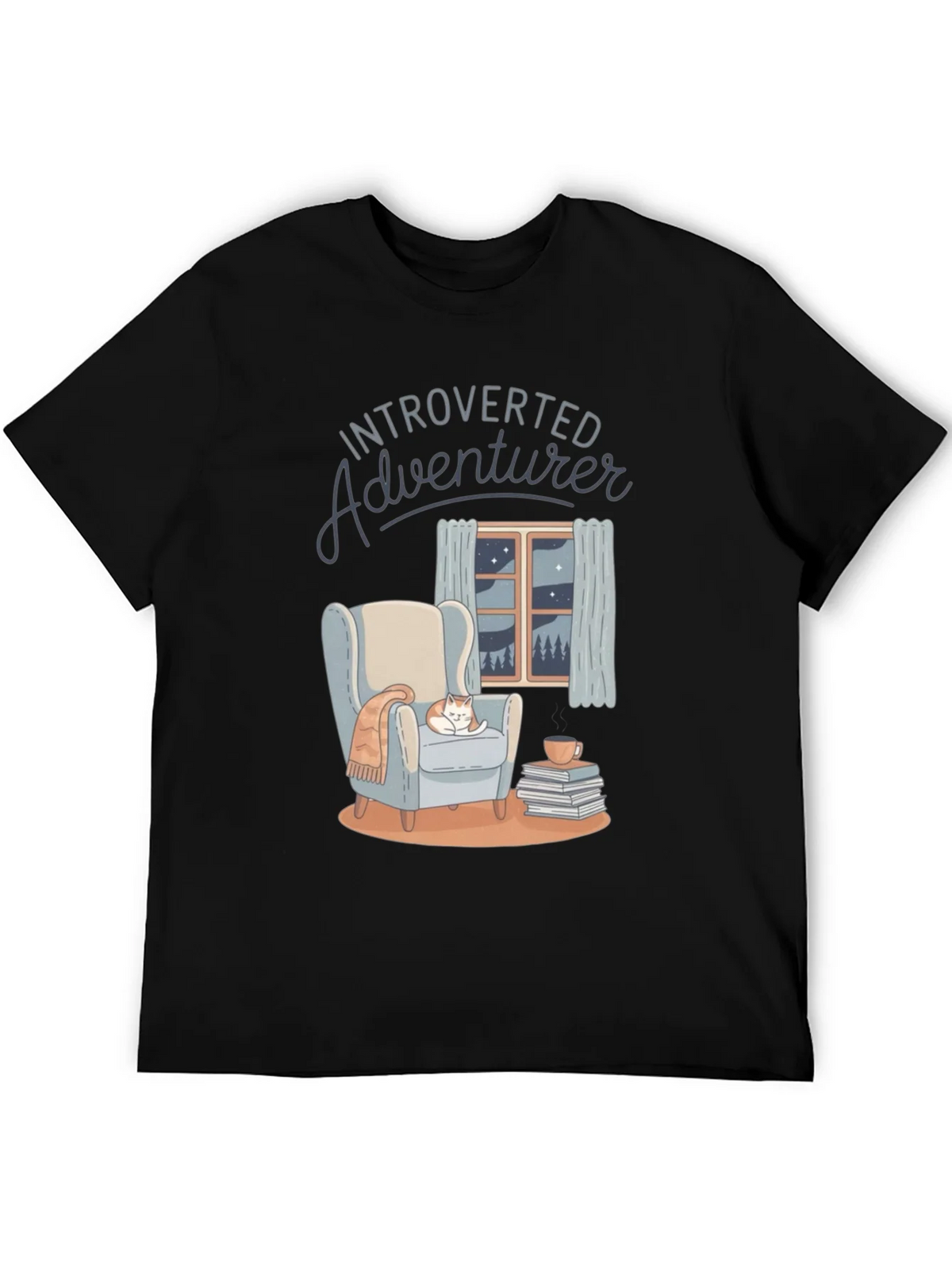 Introverted Adventurer Comfort Graphic Tee product image 5
