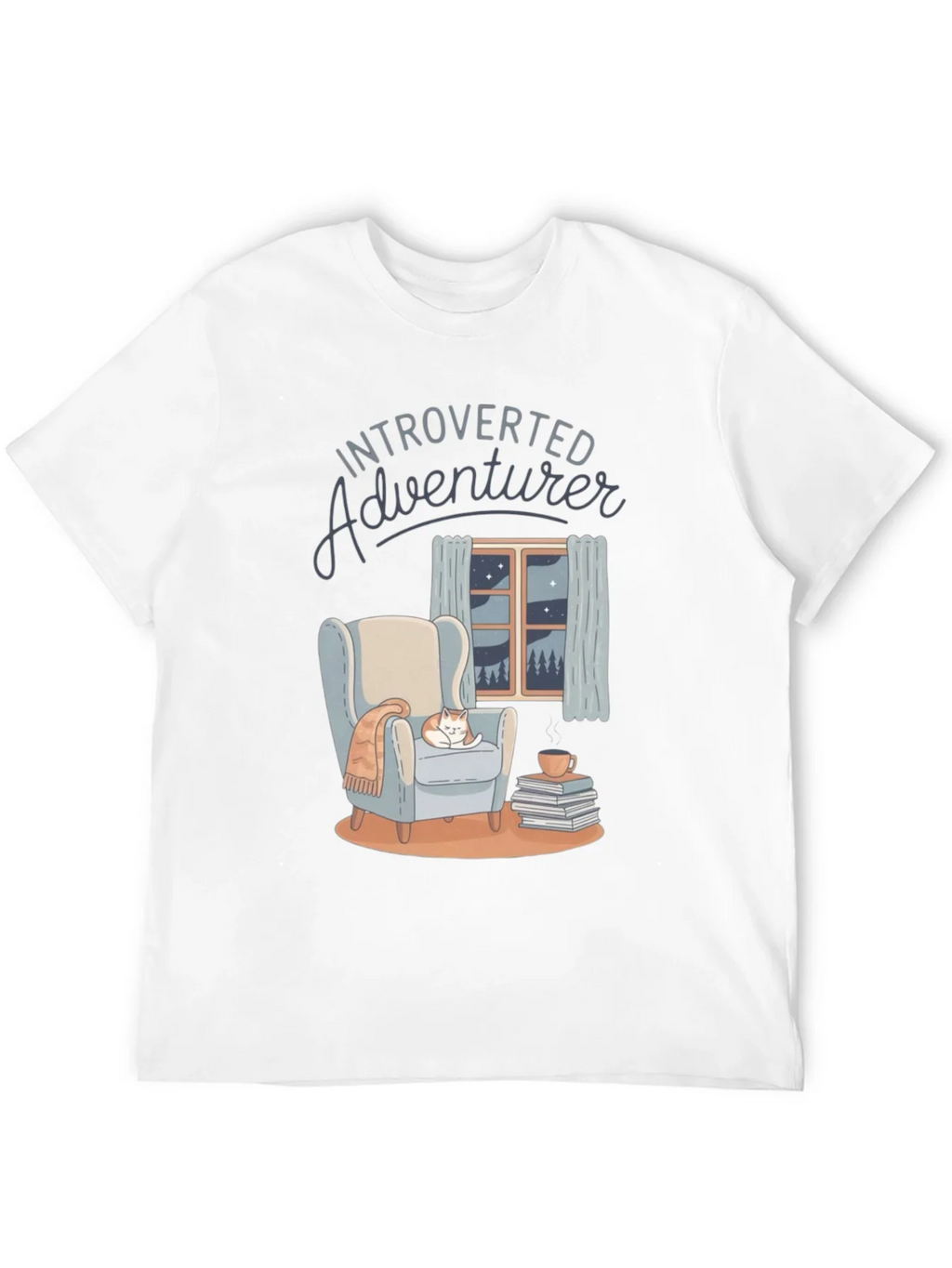 Introverted Adventurer Comfort Graphic Tee product image 11