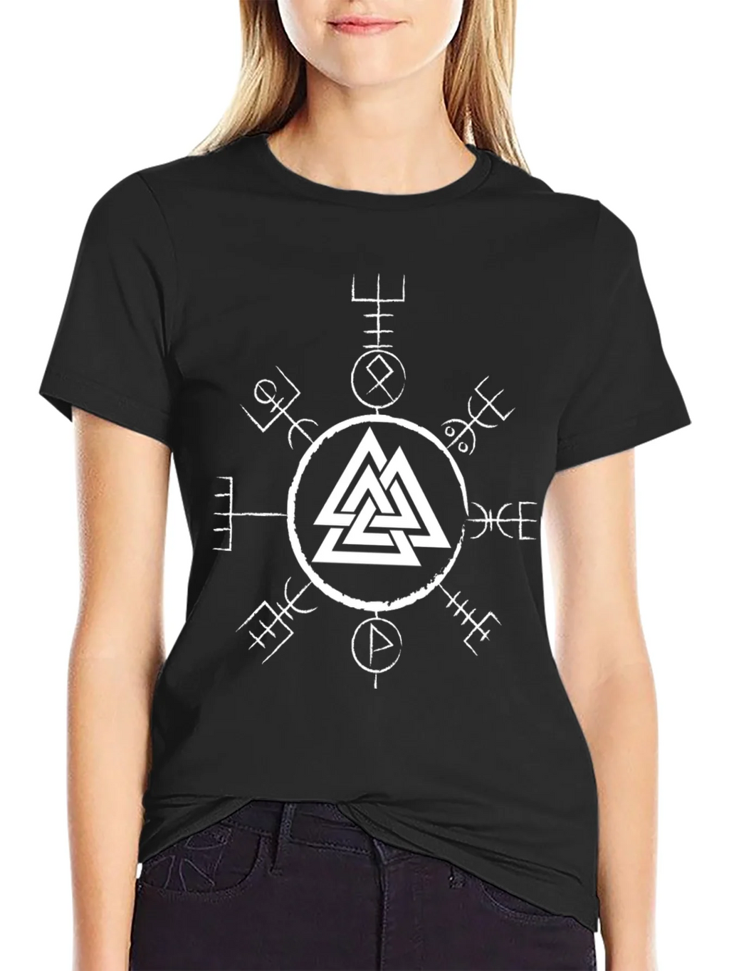 Viking Compass Valhalla Symbol T-Shirt product image 2
