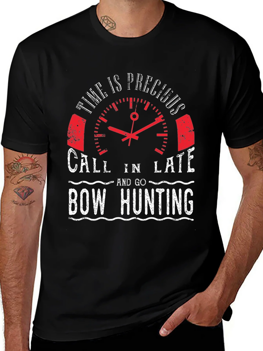 Bow Hunting T-Shirt: Time is Precious Tee product image 1