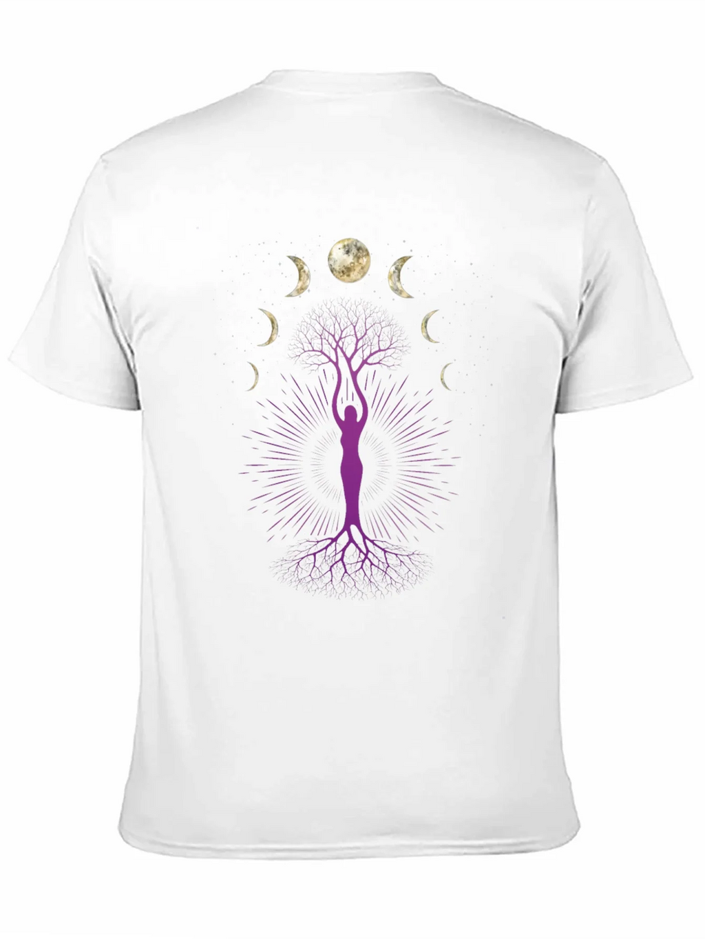 Moon Phase Tree Graphic Tee - Black product image 10