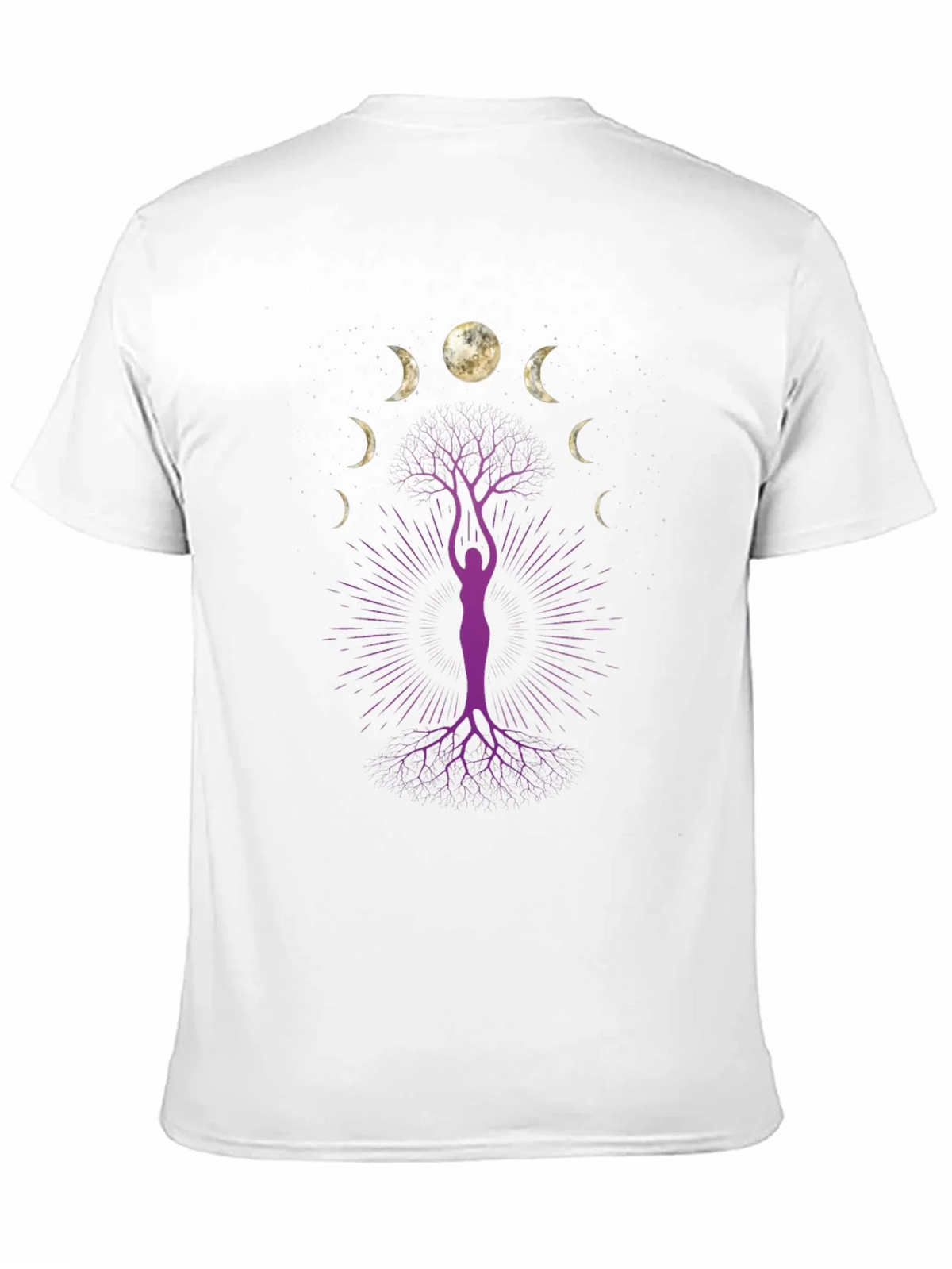 Moon Phase Tree Graphic Tee - Black product image 10