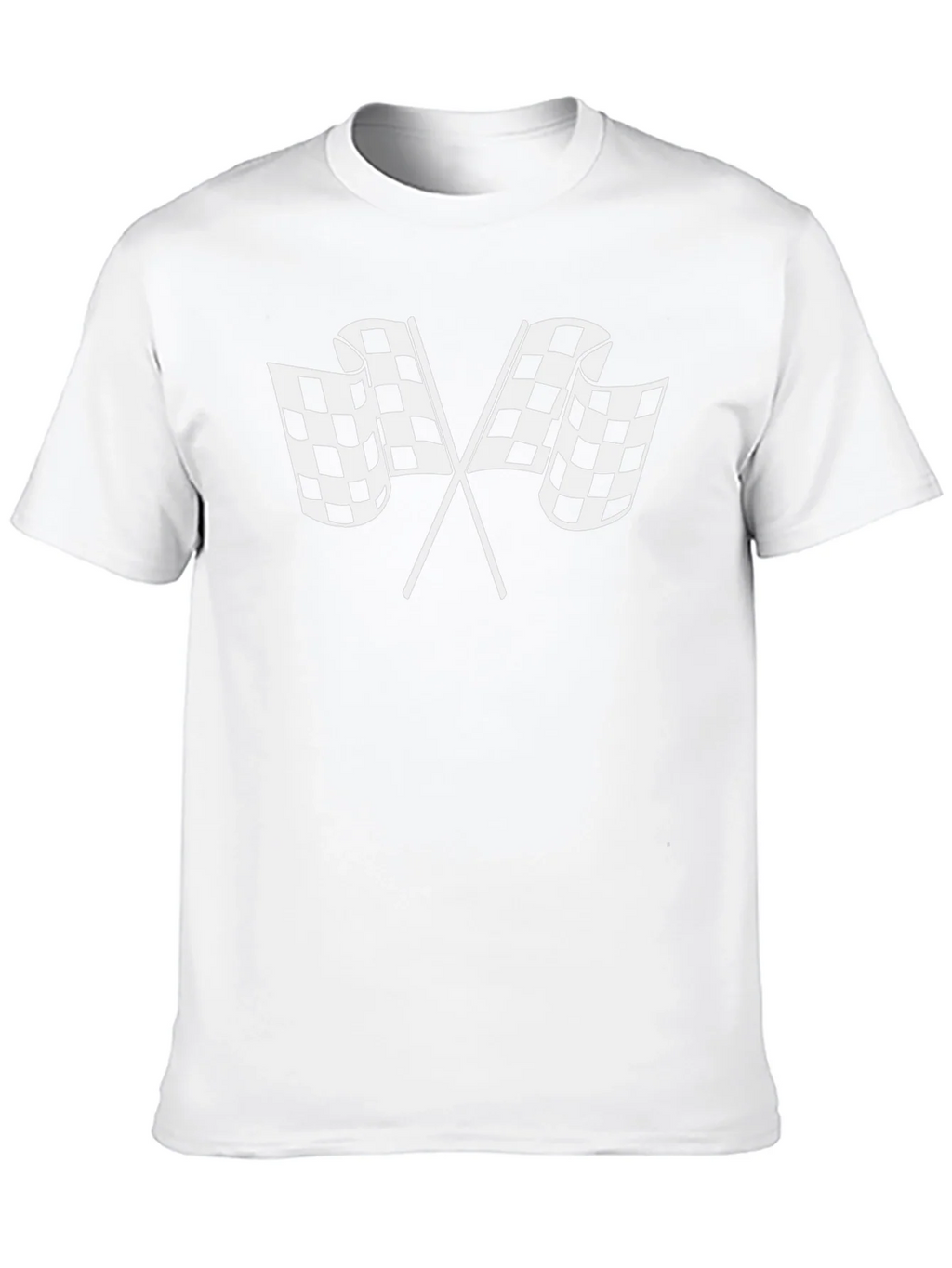 Checkered Flags Graphic T-Shirt - Racing Fan Apparel product image 2