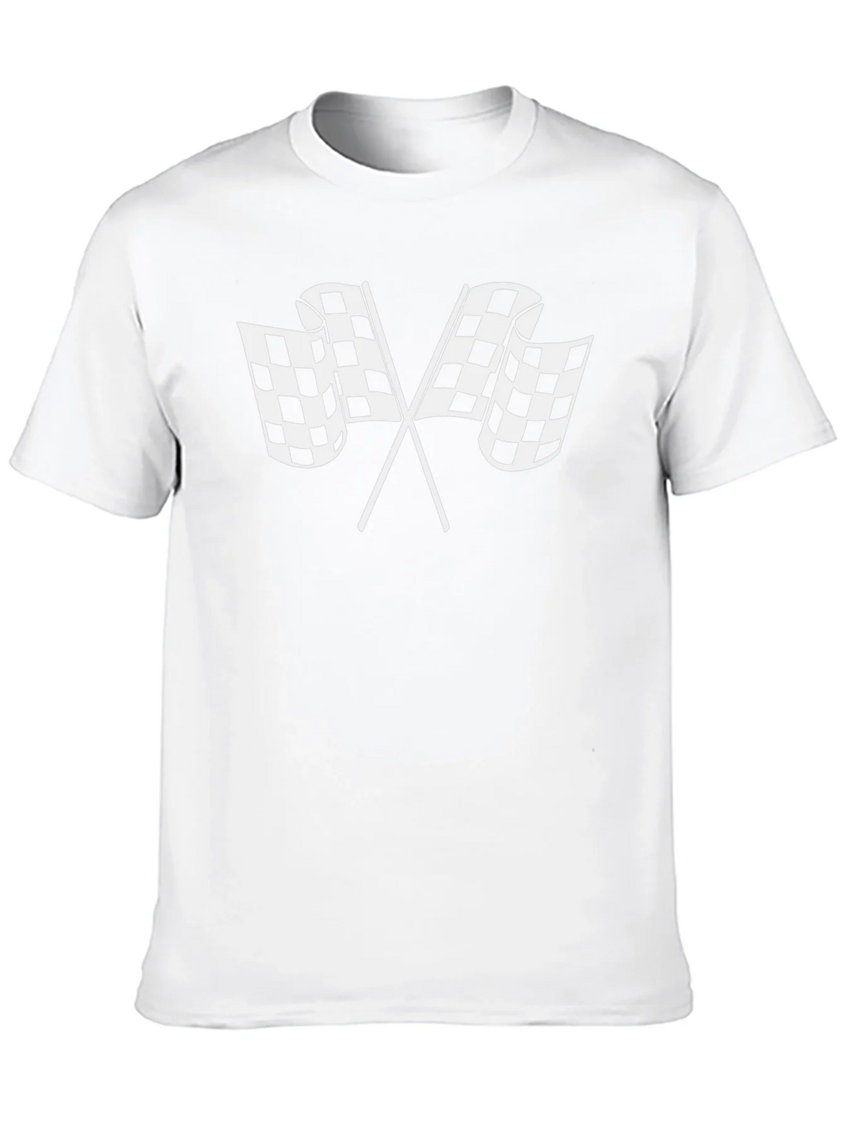 Checkered Flags Graphic T-Shirt - Racing Fan Apparel product image 2