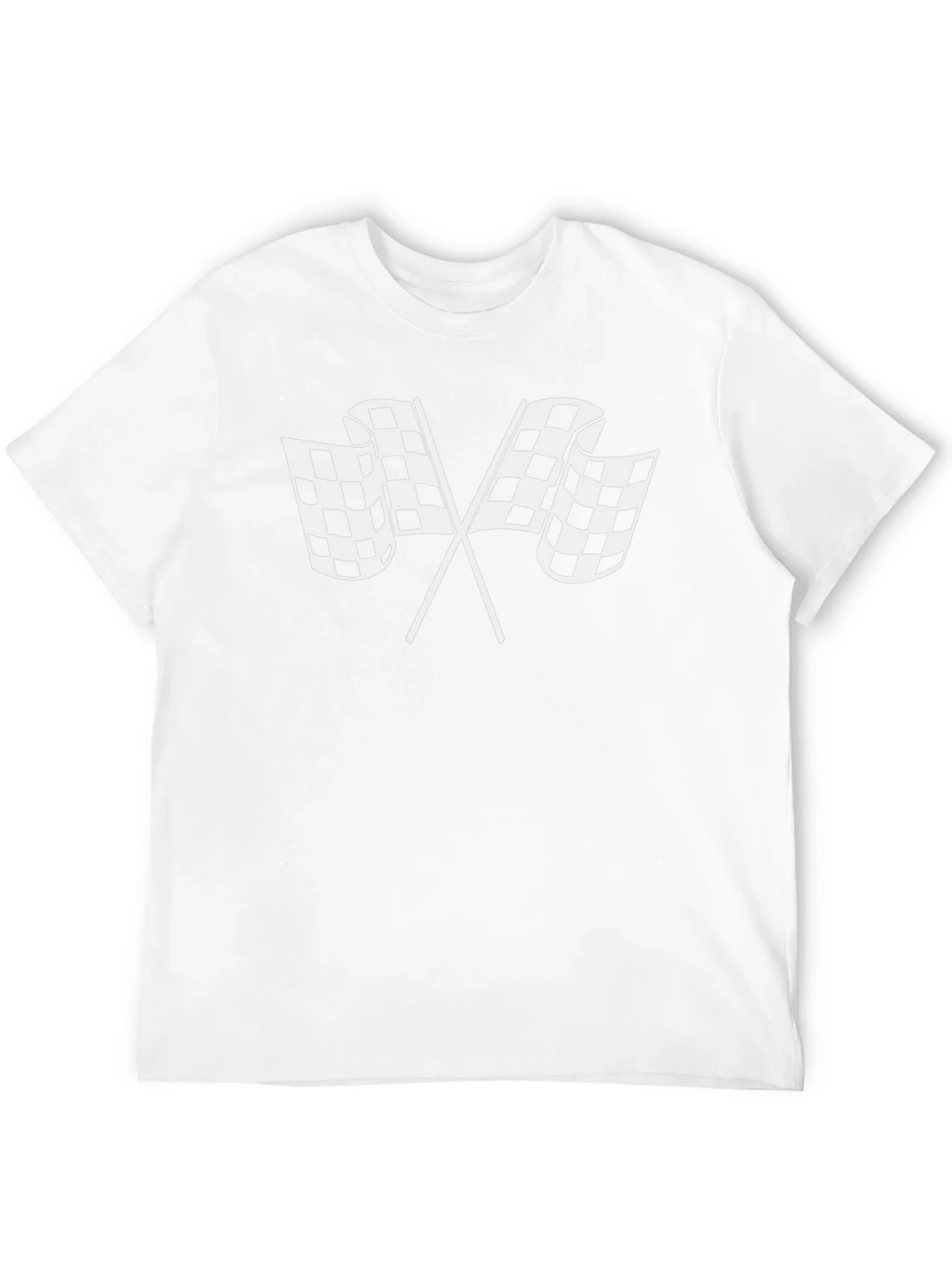 Checkered Flags Graphic T-Shirt - Racing Fan Apparel product image 3