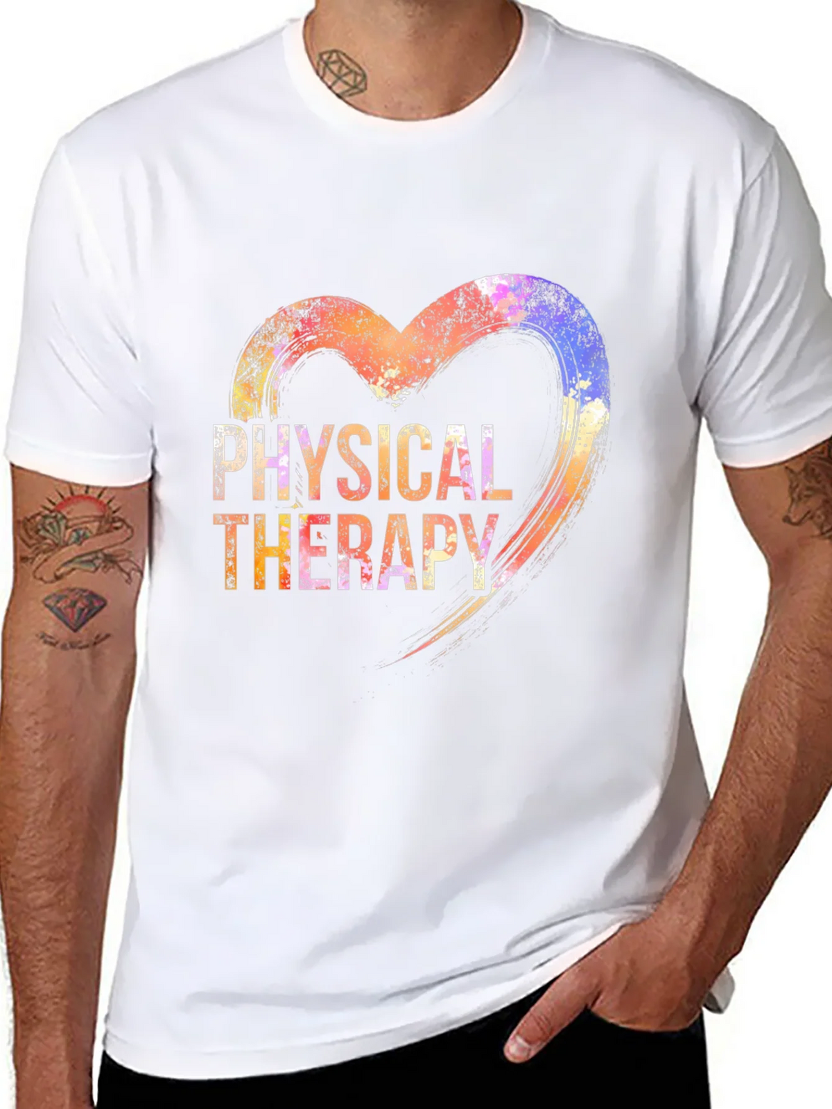 Physical Therapy Heart Graphic Tee product image 7
