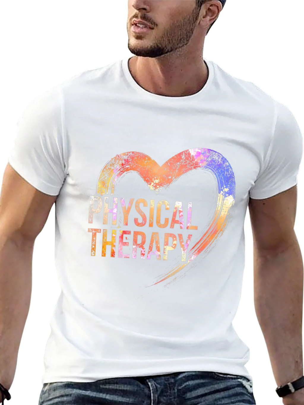 Physical Therapy Heart Graphic Tee product image 12