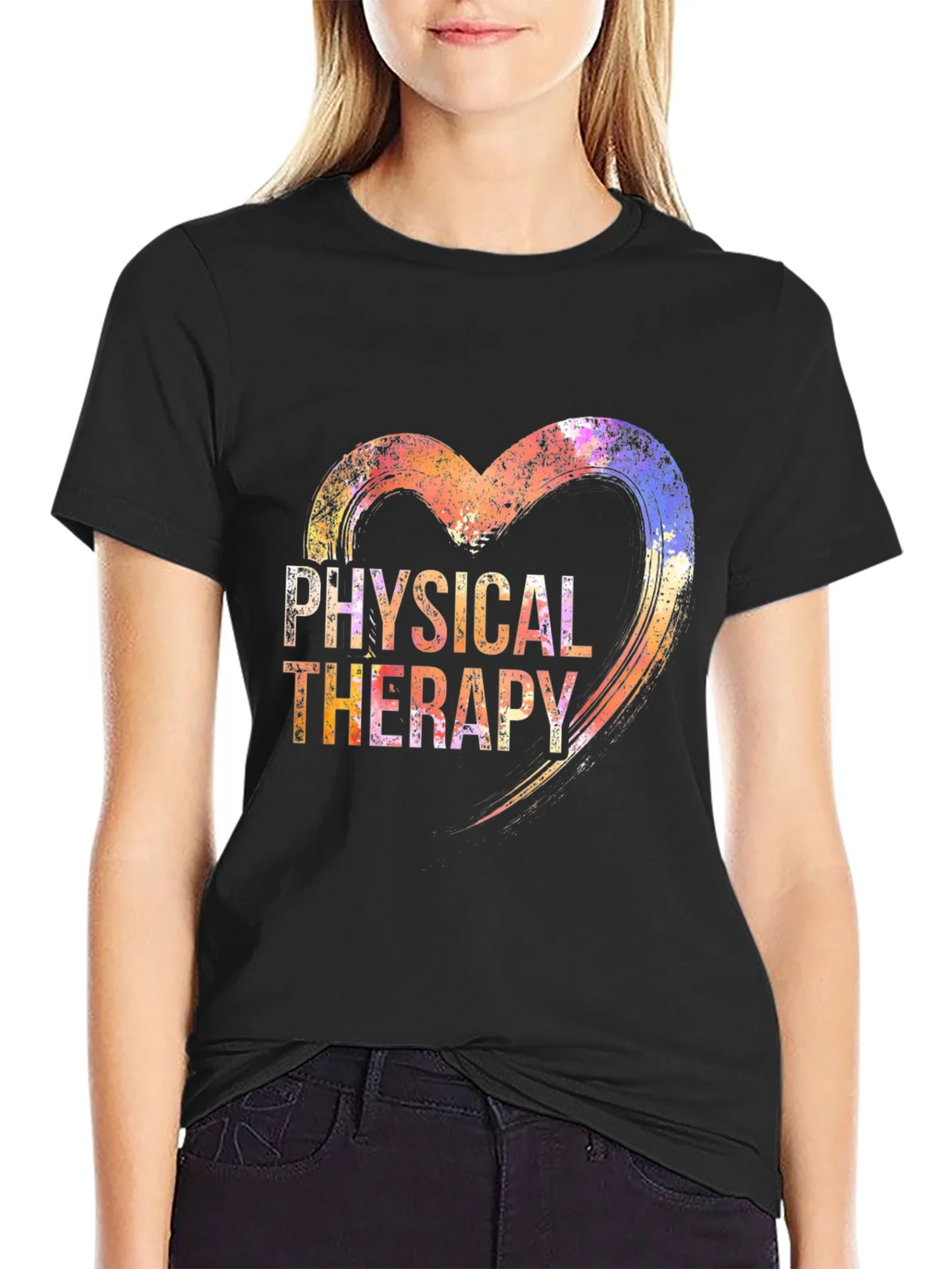Physical Therapy Heart Graphic Tee product image 2