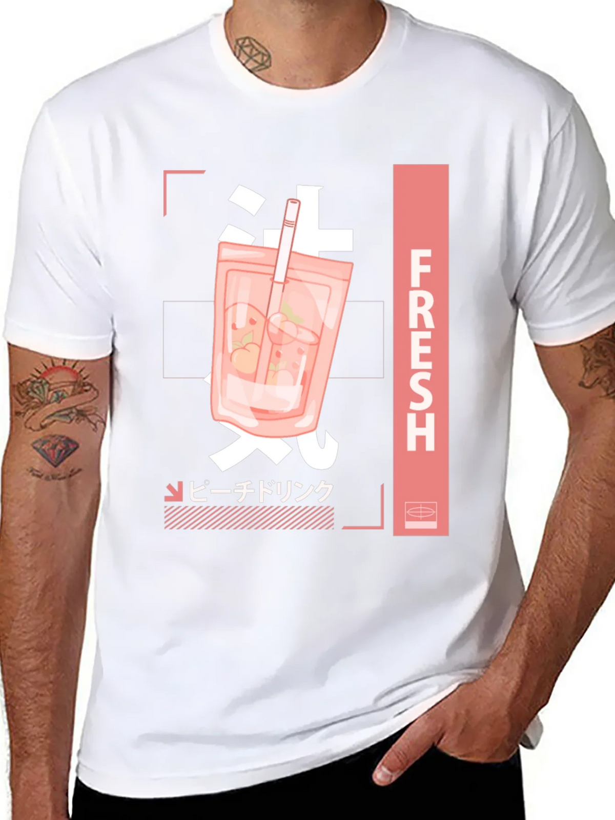 Fresh Peach Drink T-Shirt product image 7