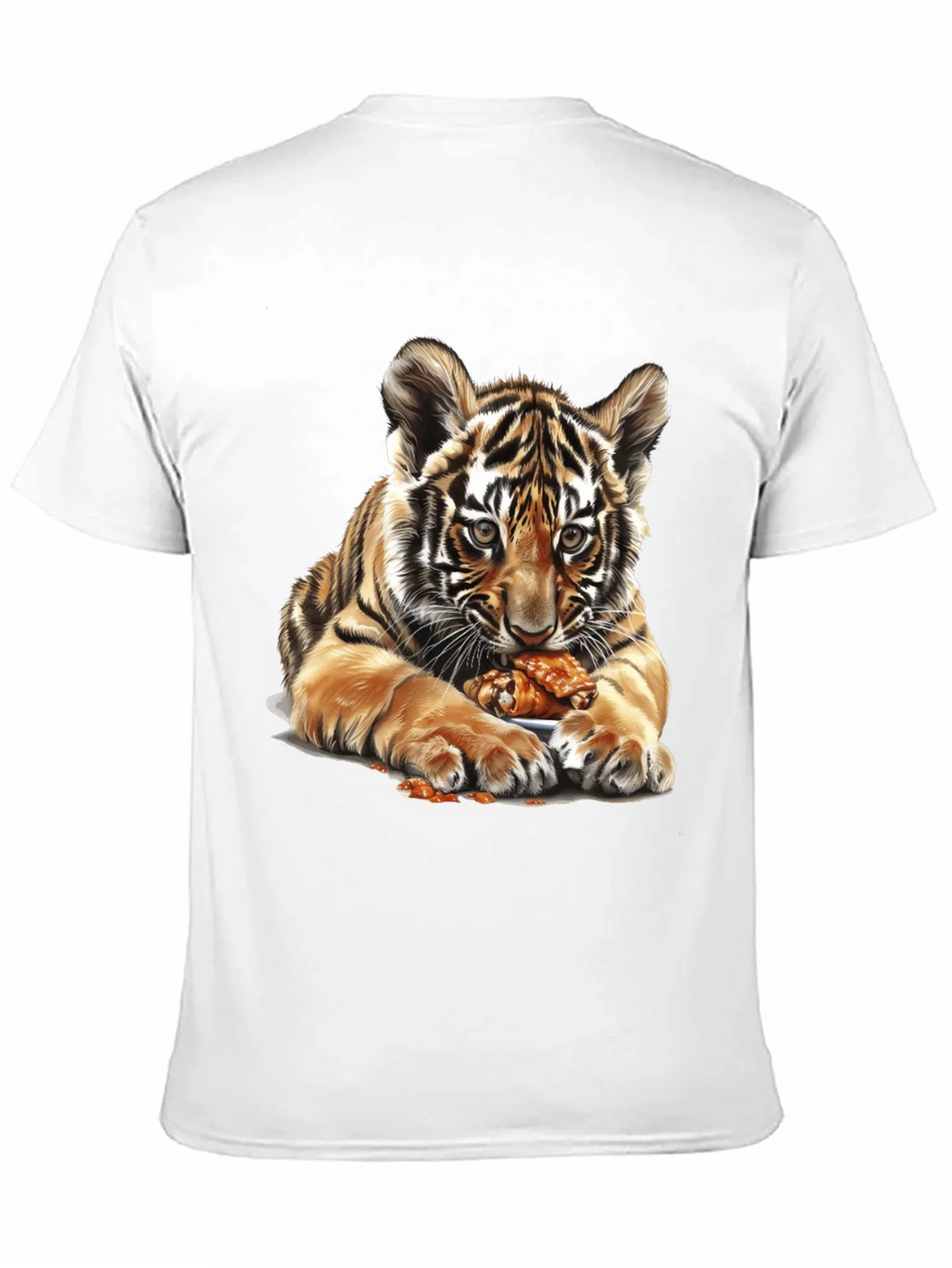 Tiger Cub Chicken Wings Graphic Tee - Black product image 10