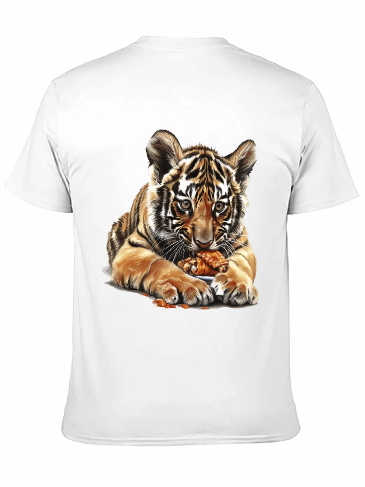 Tiger Cub Chicken Wings Graphic Tee - Black product image 10
