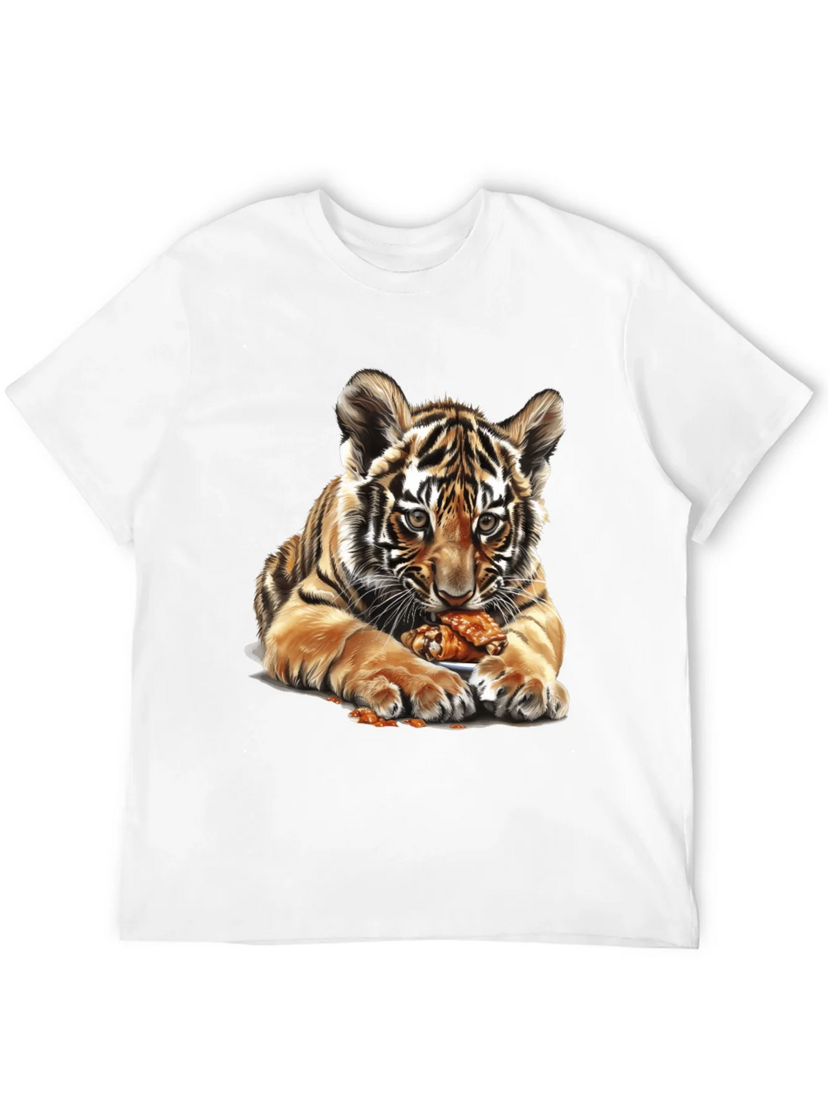 Tiger Cub Chicken Wings Graphic Tee - Black product image 11