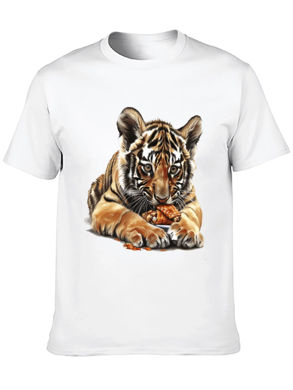 Tiger Cub Chicken Wings Graphic Tee - Black product image 9