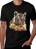 Tiger Cub Chicken Wings Graphic Tee - Black product image 1