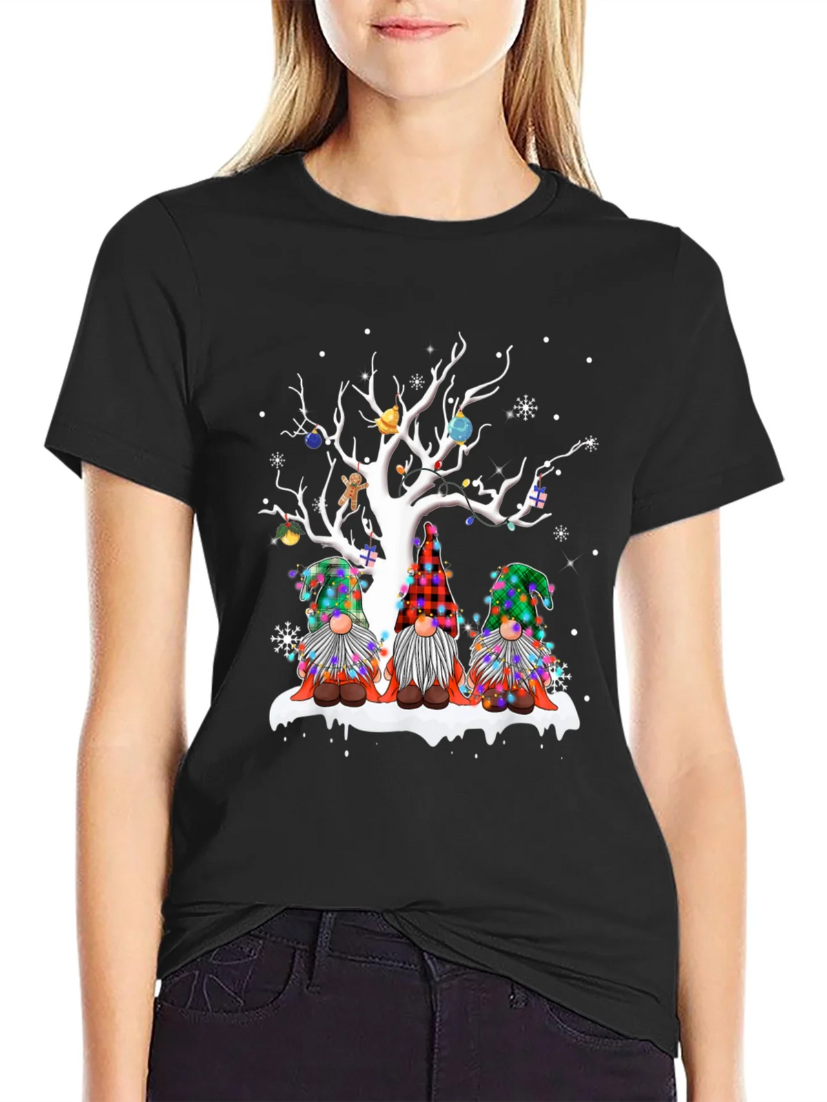 Festive Gnome Christmas T-Shirt product image 2