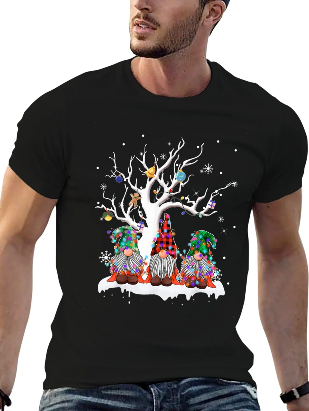 Festive Gnome Christmas T-Shirt product image 6