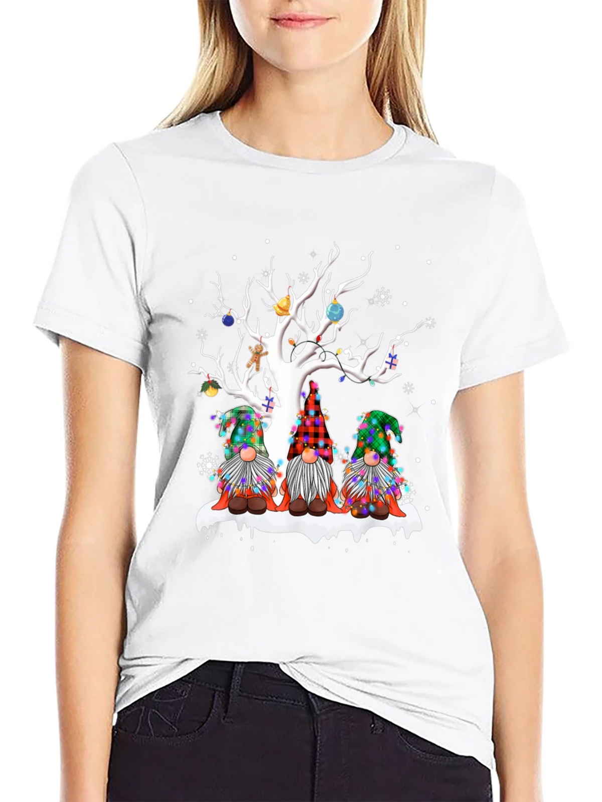 Festive Gnome Christmas T-Shirt product image 8