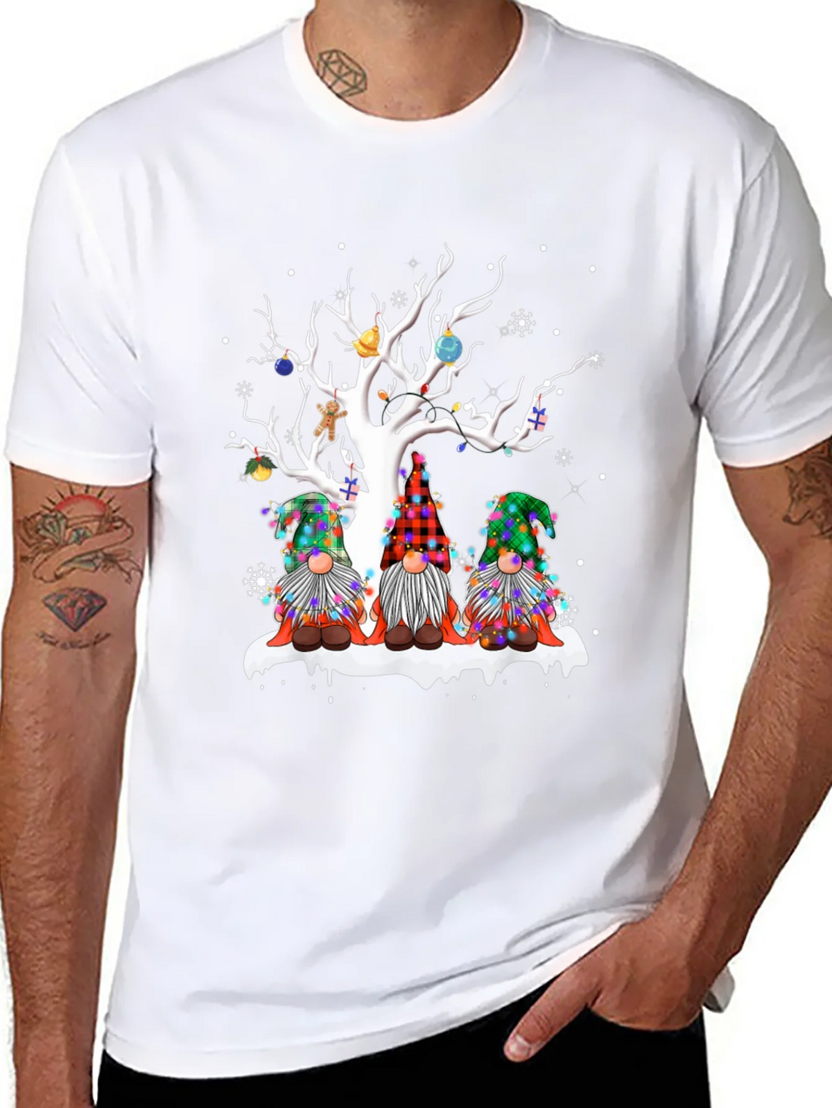 Festive Gnome Christmas T-Shirt product image 7