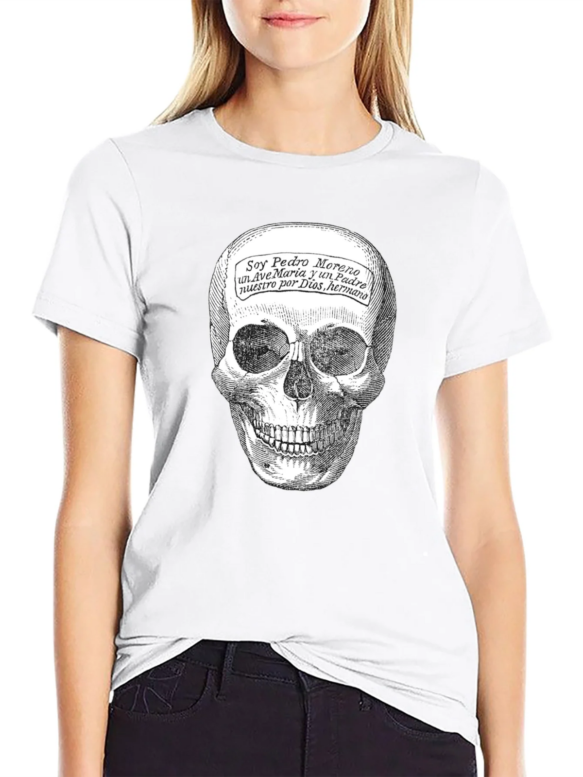 Skull Graphic Tee - Soy Pedro Moreno T-Shirt product image 8