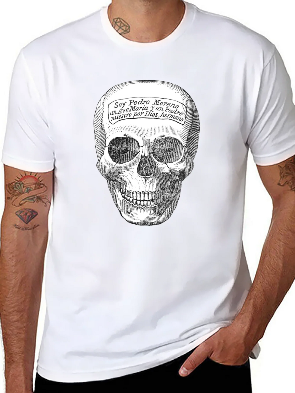 Skull Graphic Tee - Soy Pedro Moreno T-Shirt product image 7