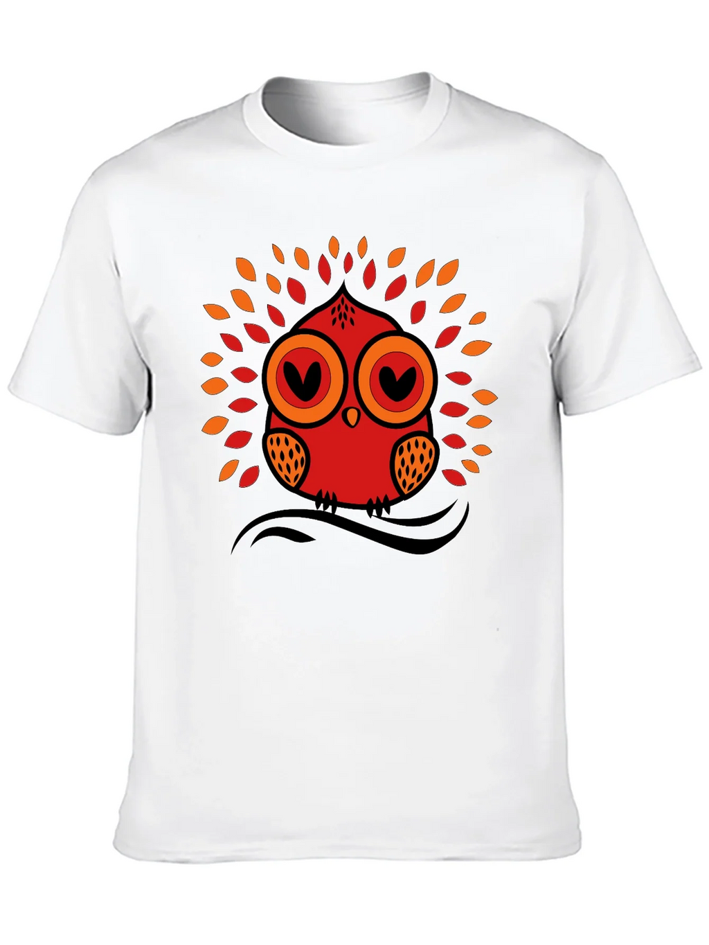 Owl Graphic Tee - Black Short Sleeve T-Shirt product image 8